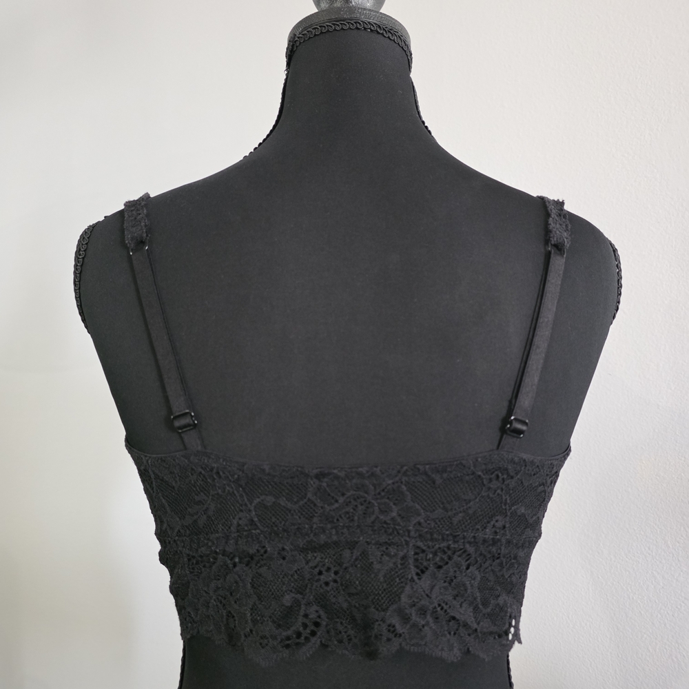 EUC PINK Victoria's Secret Black Lace Bralette - L - Picture 3 of 6